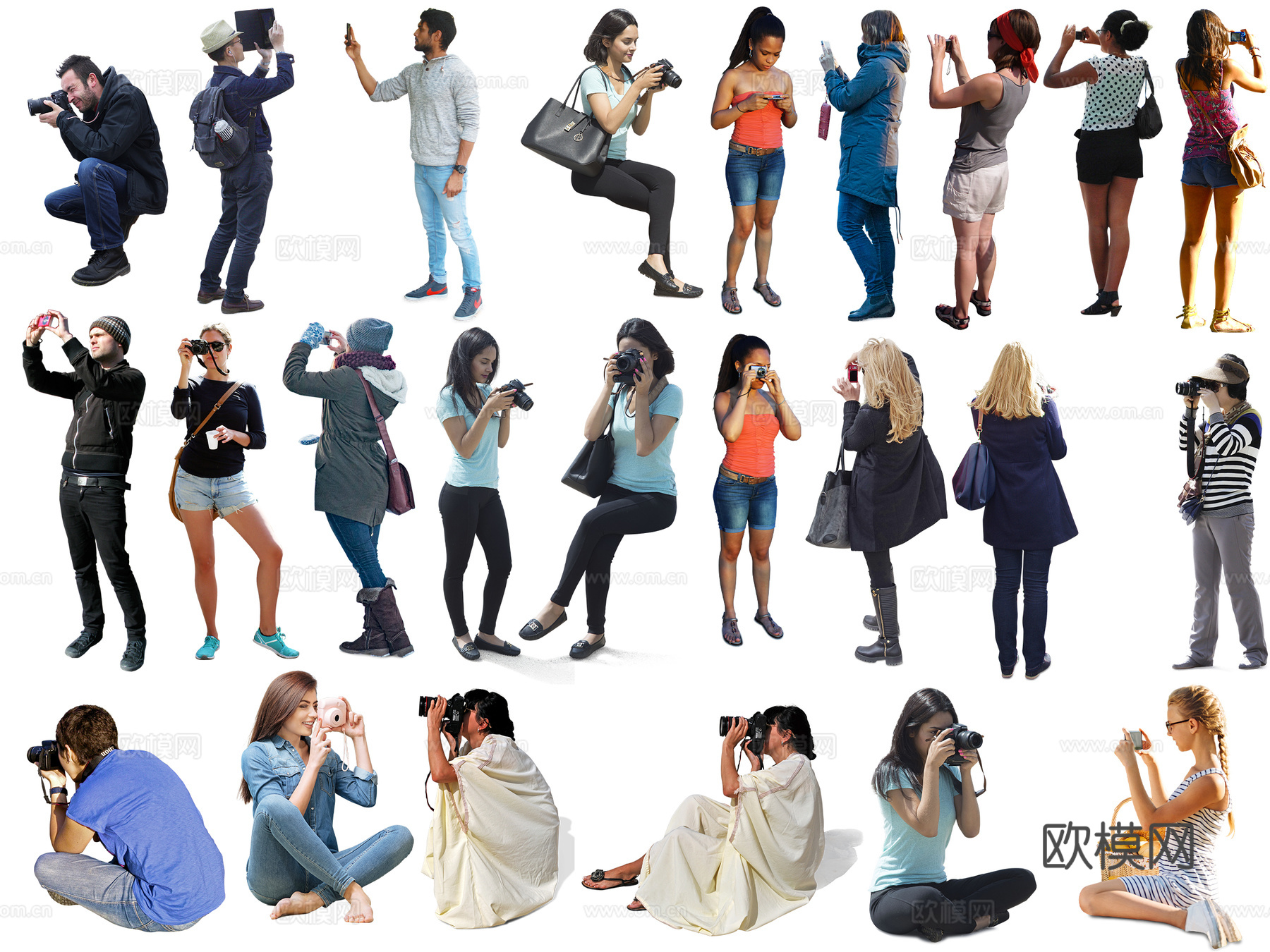 拍照打卡摄影人物下载