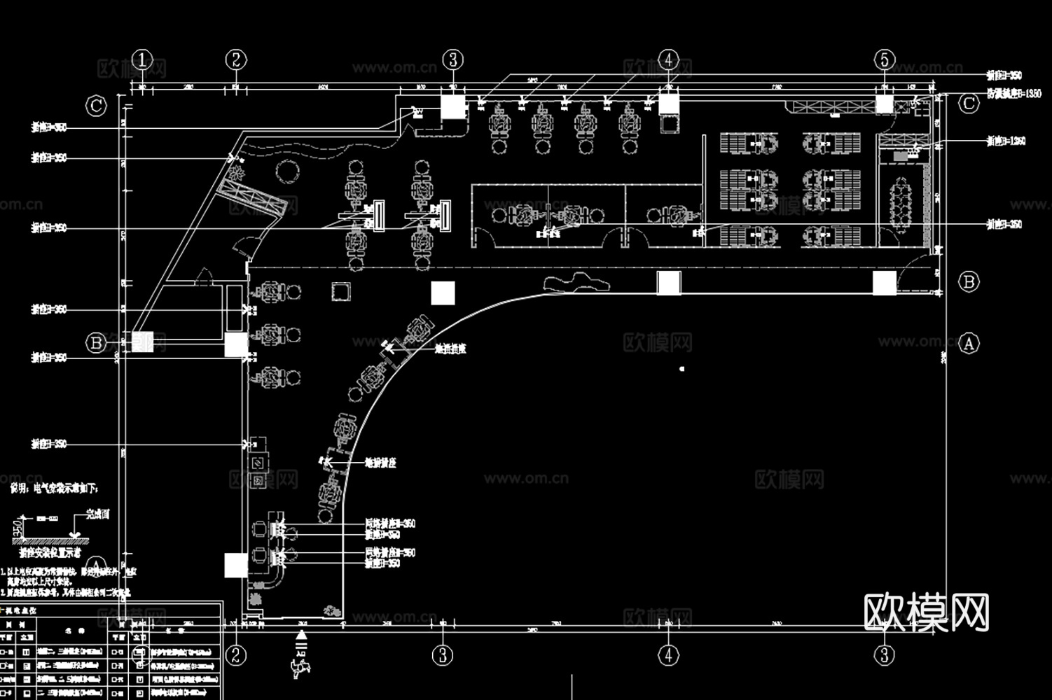 8套美容美发CAD附效果图2026最新整理cad施工图