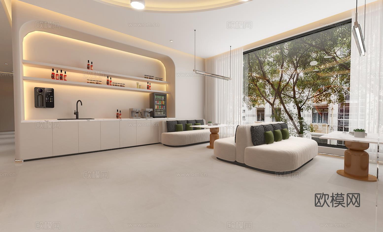 美容院 最新全套施工图 效果图合集cad施工图