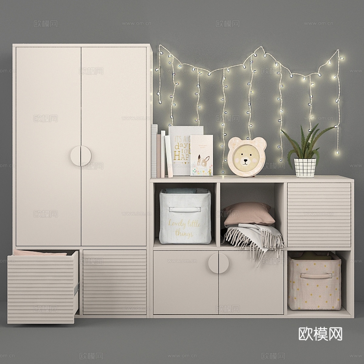 儿童家具定制333d模型下载