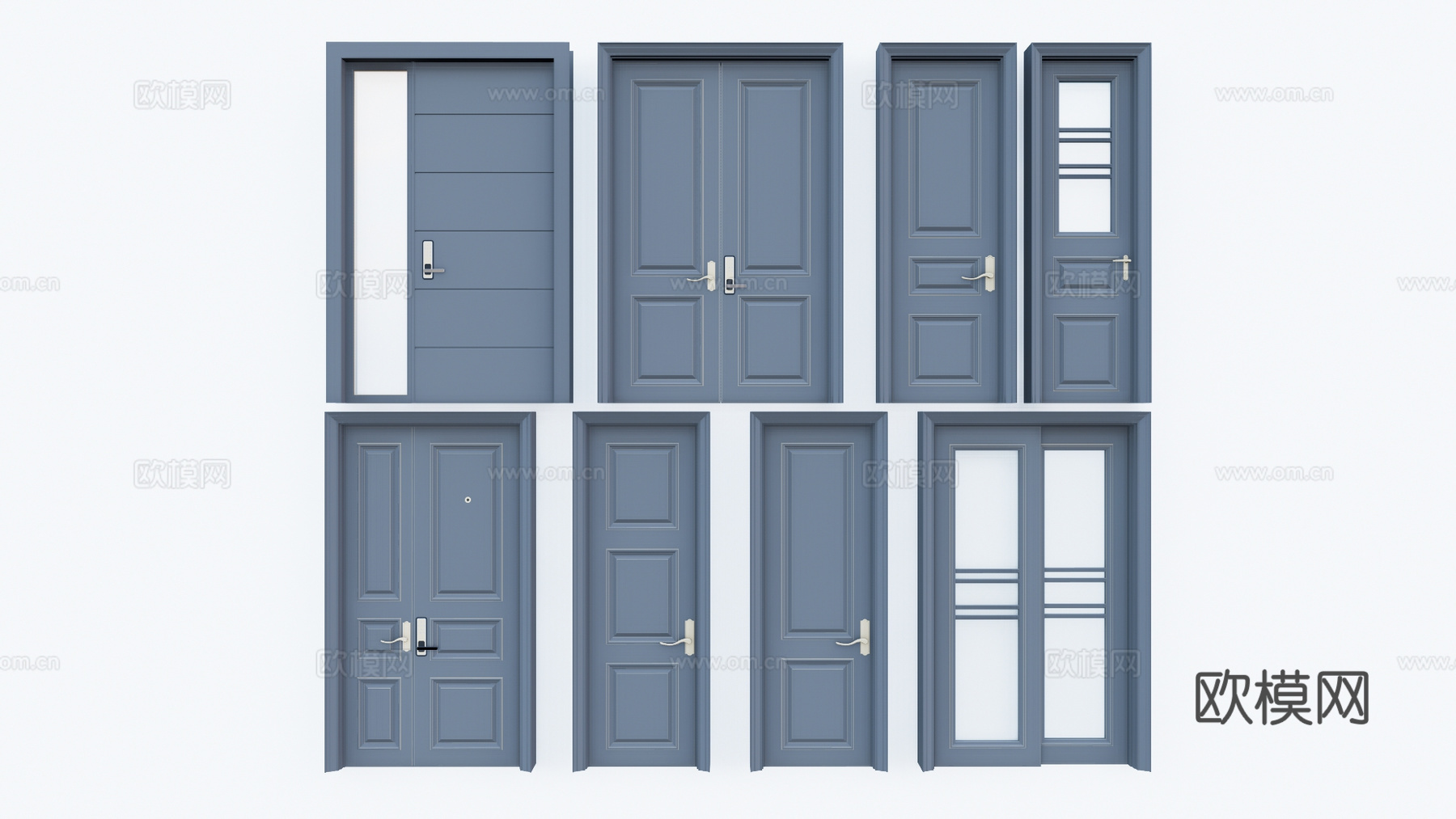 卧室 推拉门 卫生间 家装 客厅 构件 五金 门 窗su模型