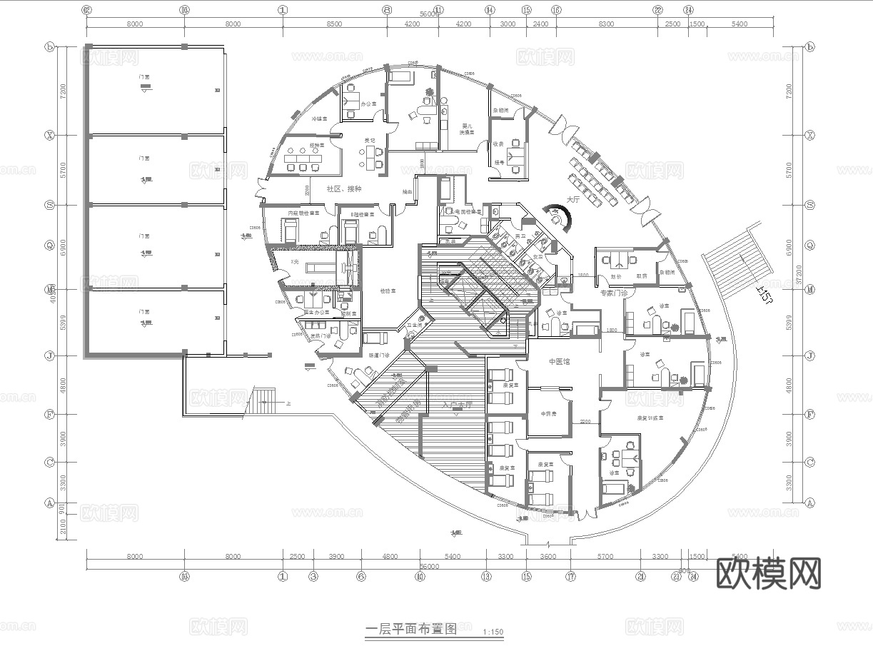医院 最新全套施工图合集cad施工图