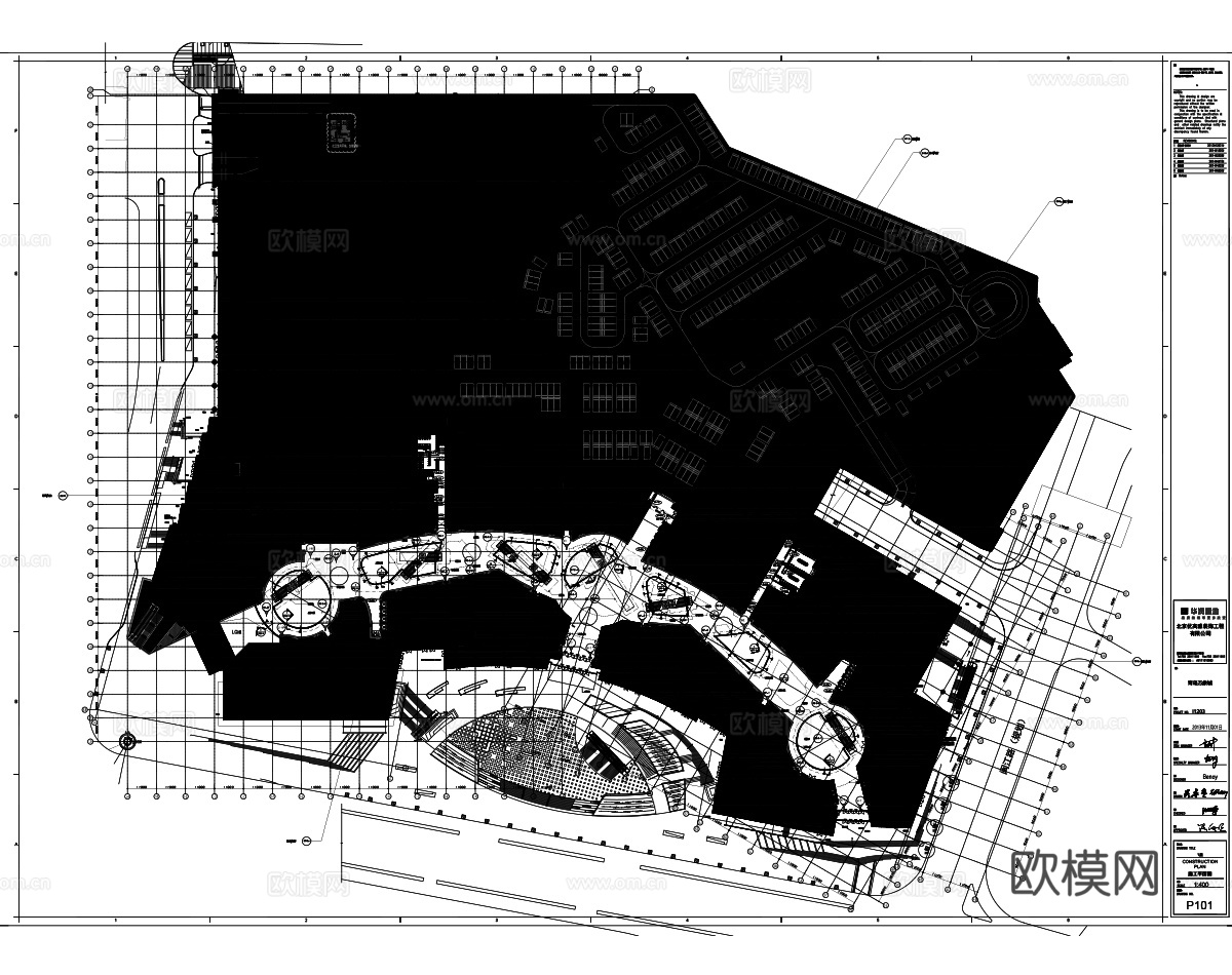 万象城商业中心施工图全套平面图立面图节点大样图门表图点位图cad施工图