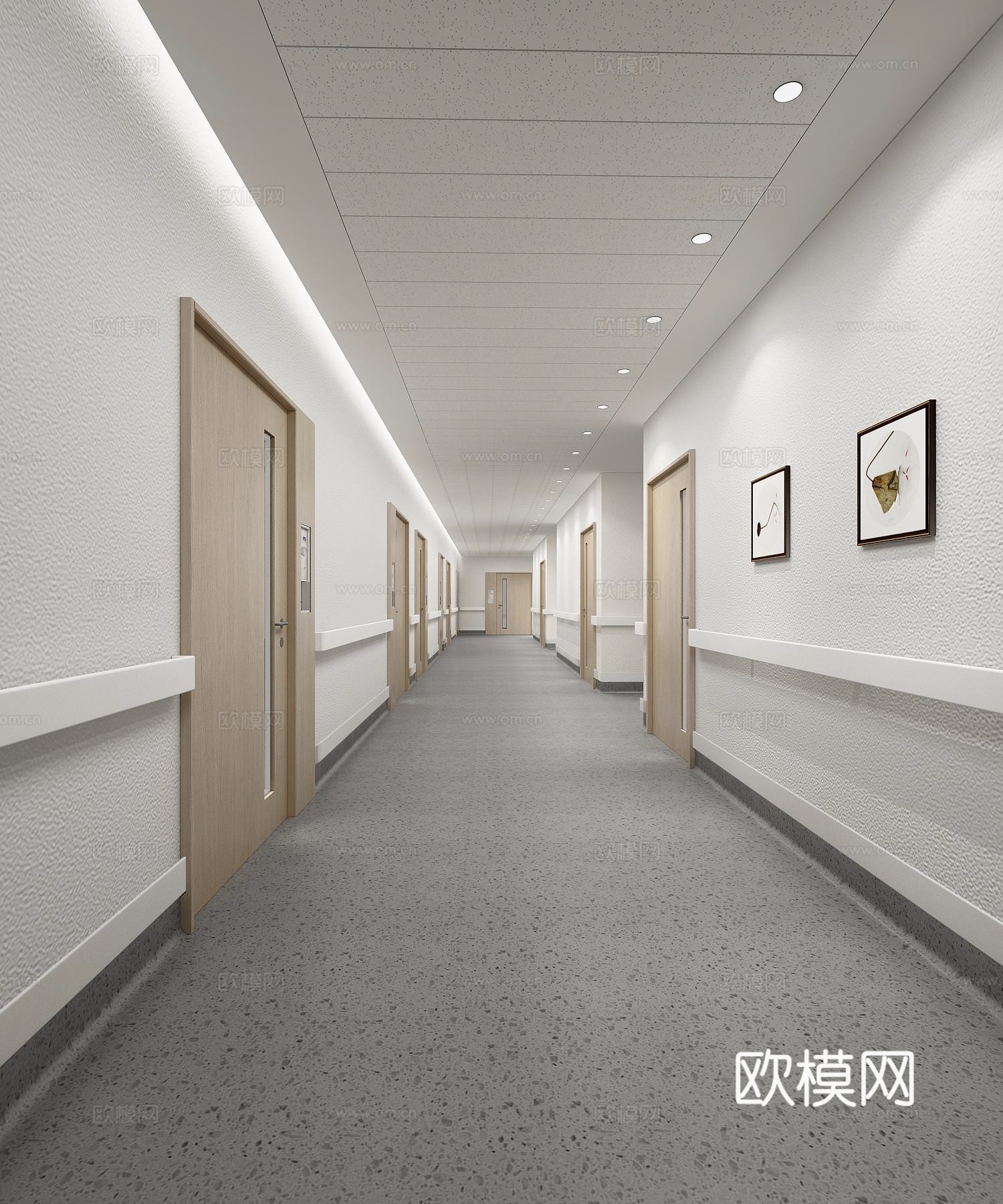 美容医院 最新全套施工图 效果图合集cad施工图