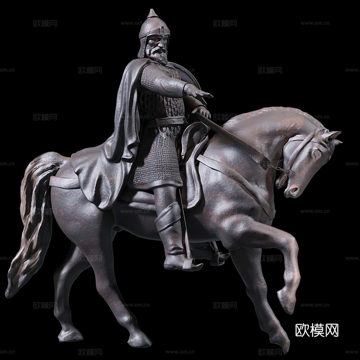 多尔戈鲁基纪念碑3d模型下载