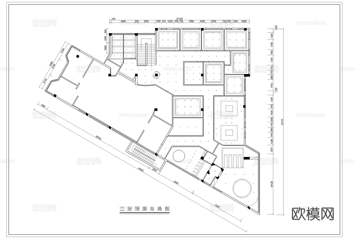 酒楼中餐厅 最新全套施工图合集cad施工图
