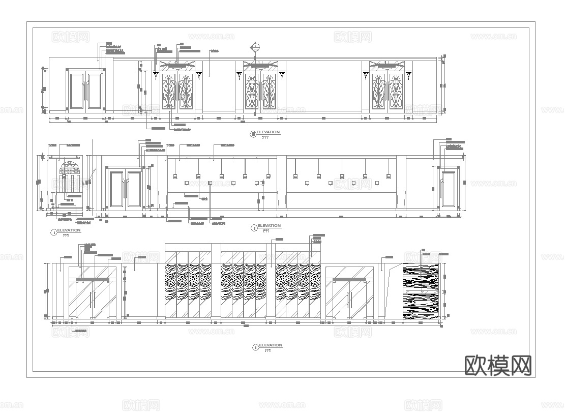 公司员工餐厅 学校食堂 最新全套施工图合集cad施工图