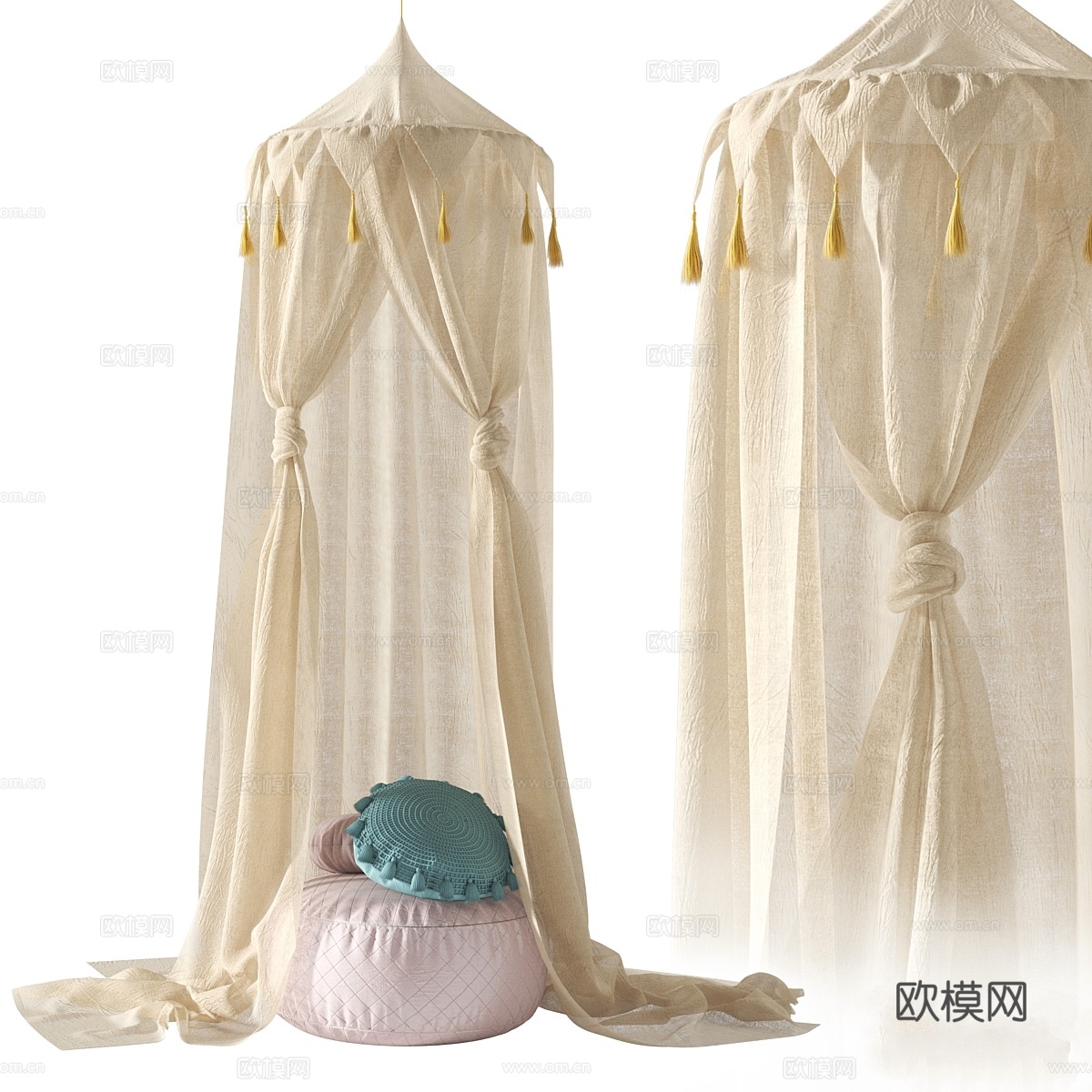 Adairs儿童摩洛哥梦幻帐篷3d模型下载