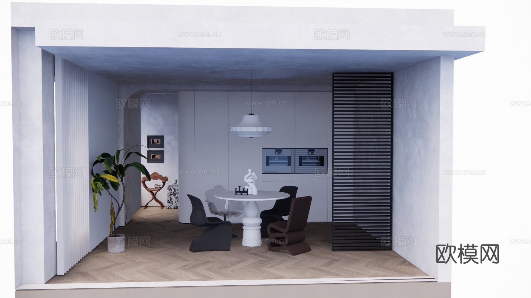 厨房 卧室 客厅 阳台 餐厅 卫生间 客餐厅 家装 衣帽间su模型