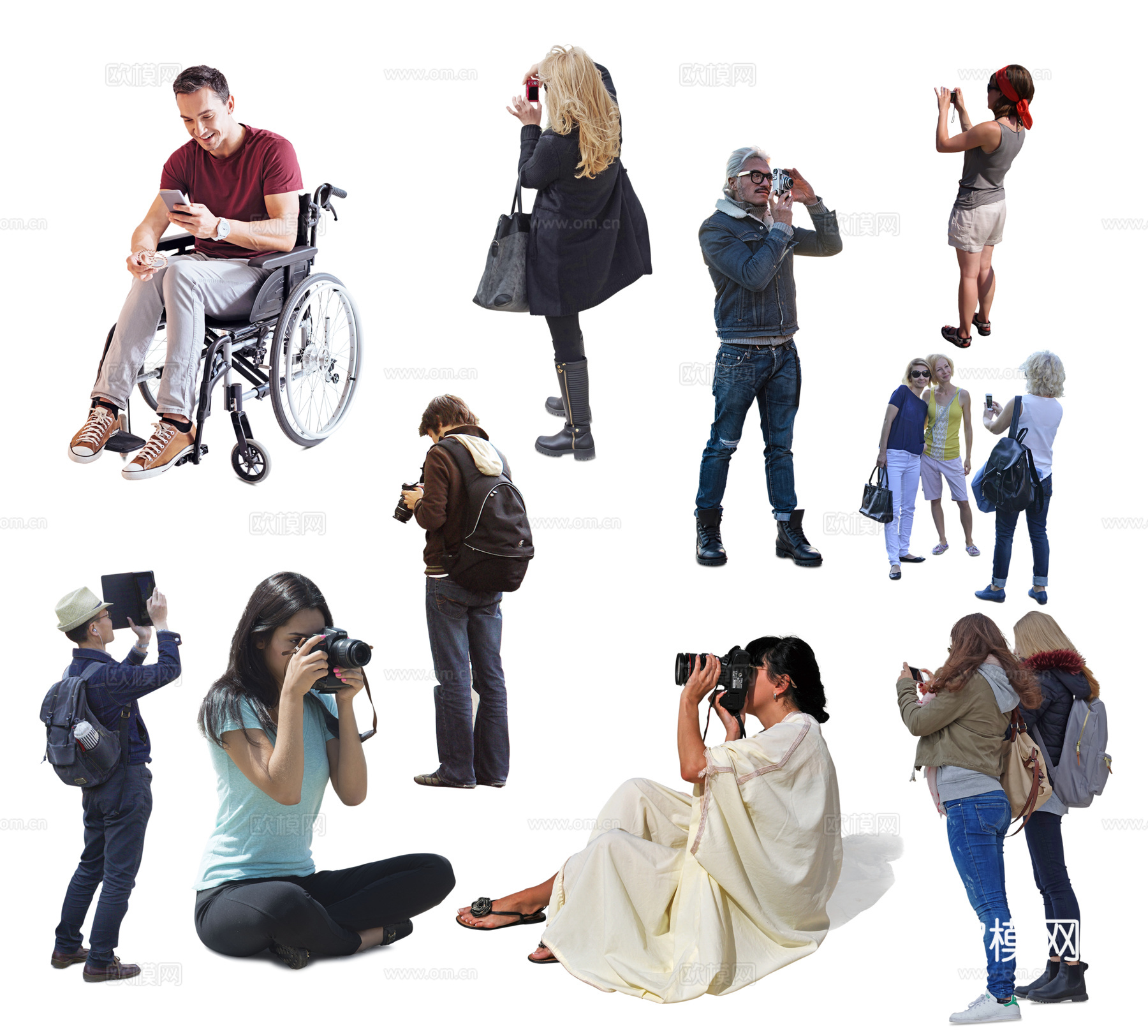 拍照打卡摄影人物下载