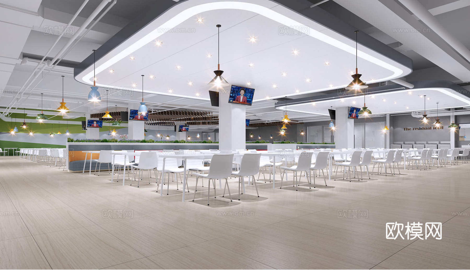 公司员工餐厅 学校食堂 最新全套施工图合集cad施工图