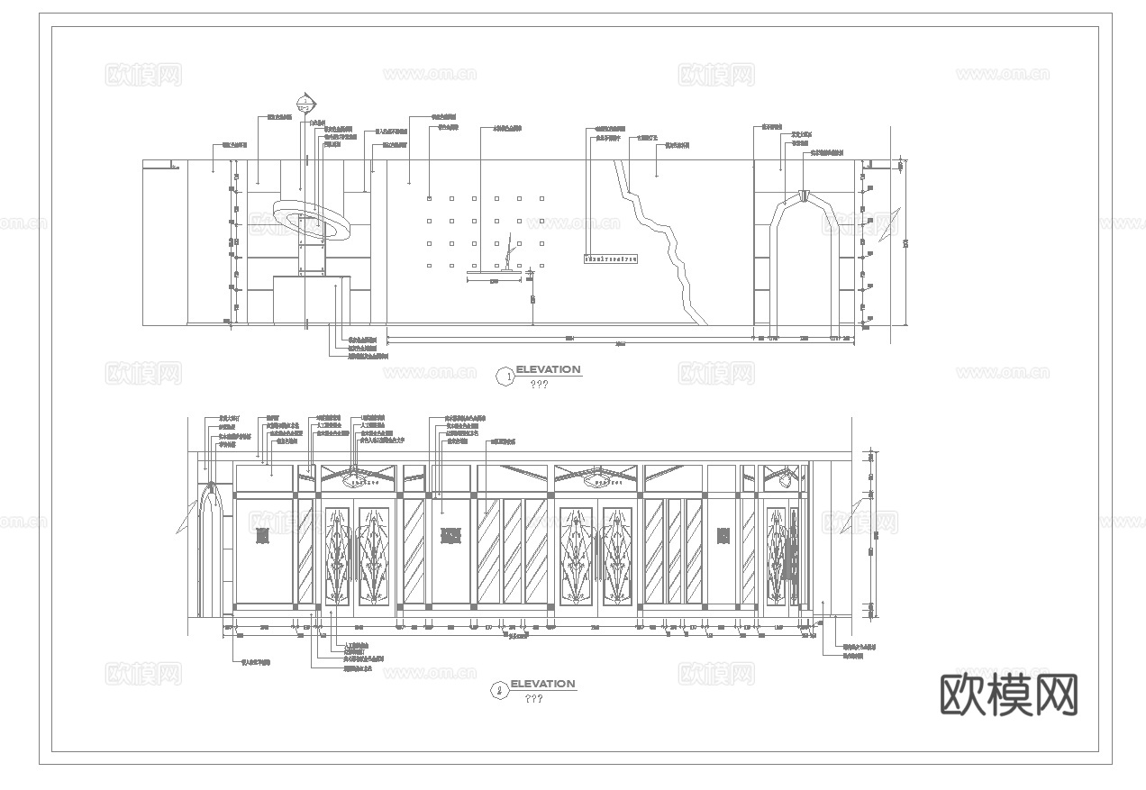 公司员工餐厅 学校食堂 最新全套施工图合集cad施工图