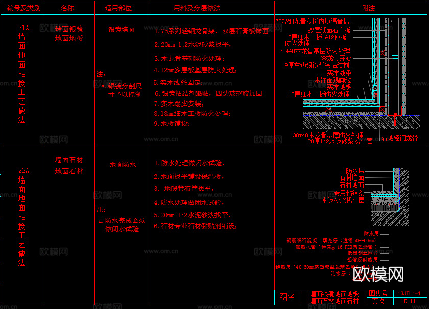400套施工图CAD通用节点详图cad施工图