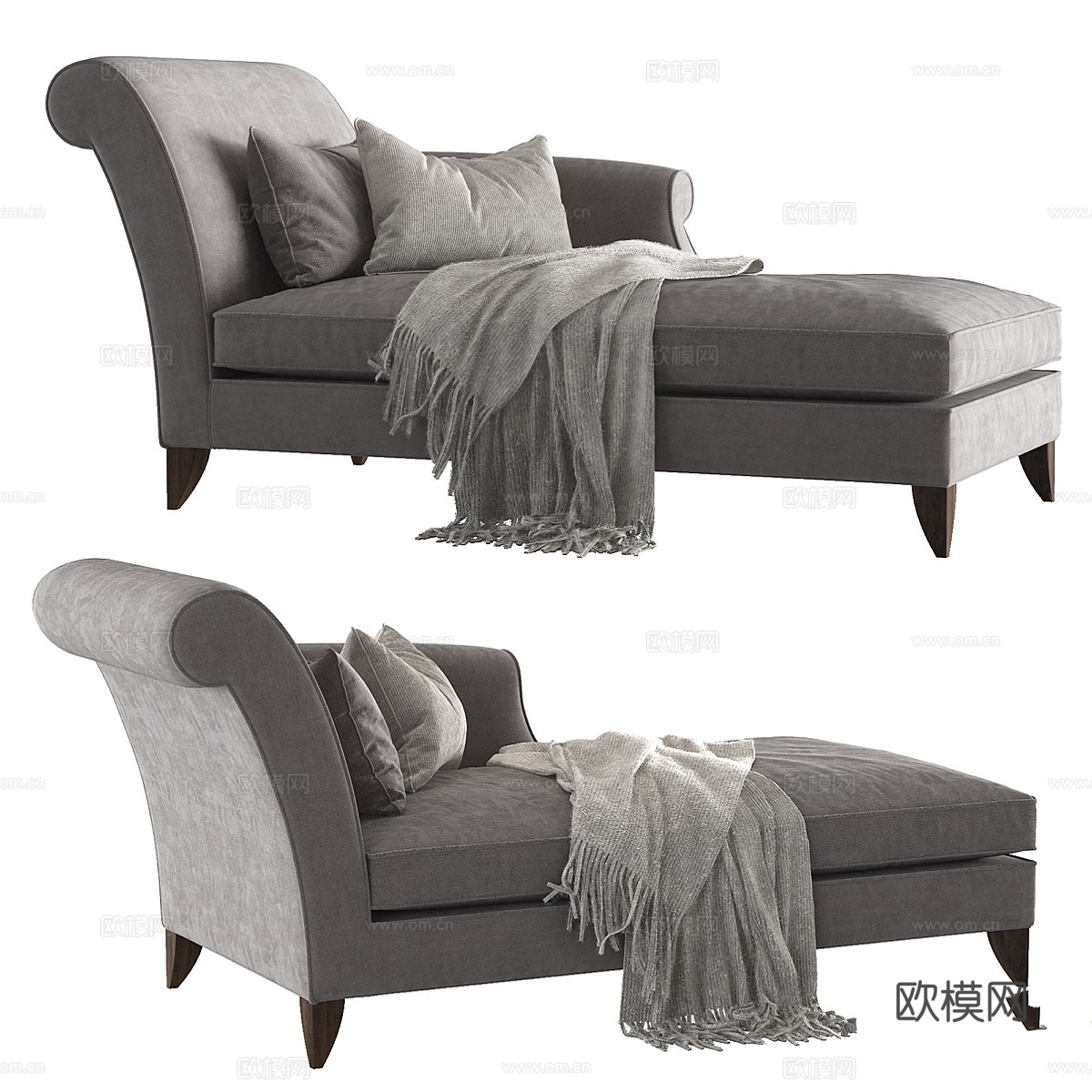 沙发与椅公司_DUVAL_躺椅3d模型下载