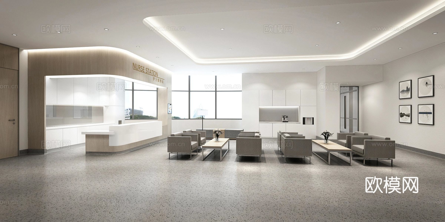 美容医院 最新全套施工图 效果图合集cad施工图