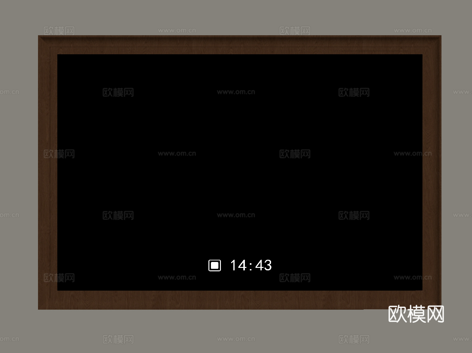 新中式浴室镜 中古风浴室镜su模型