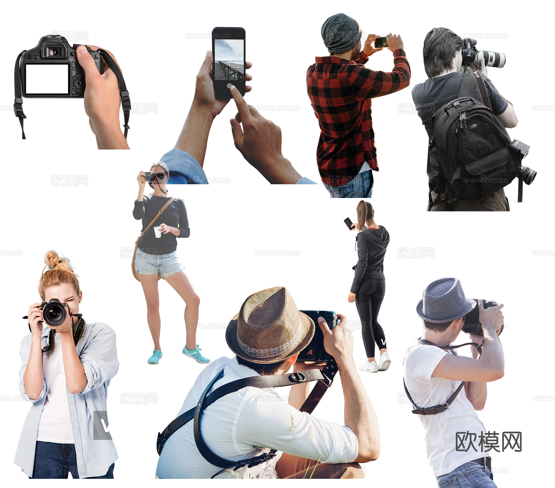 拍照打卡摄影人物下载