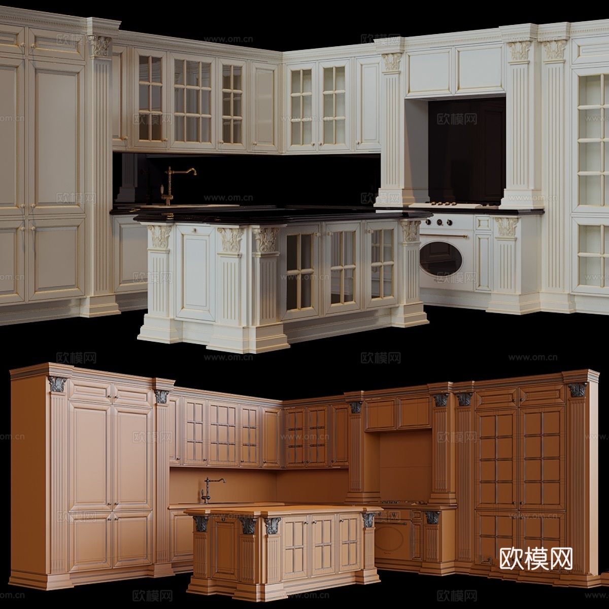 厨房 Elisaveta, Giulia Novars3d模型下载