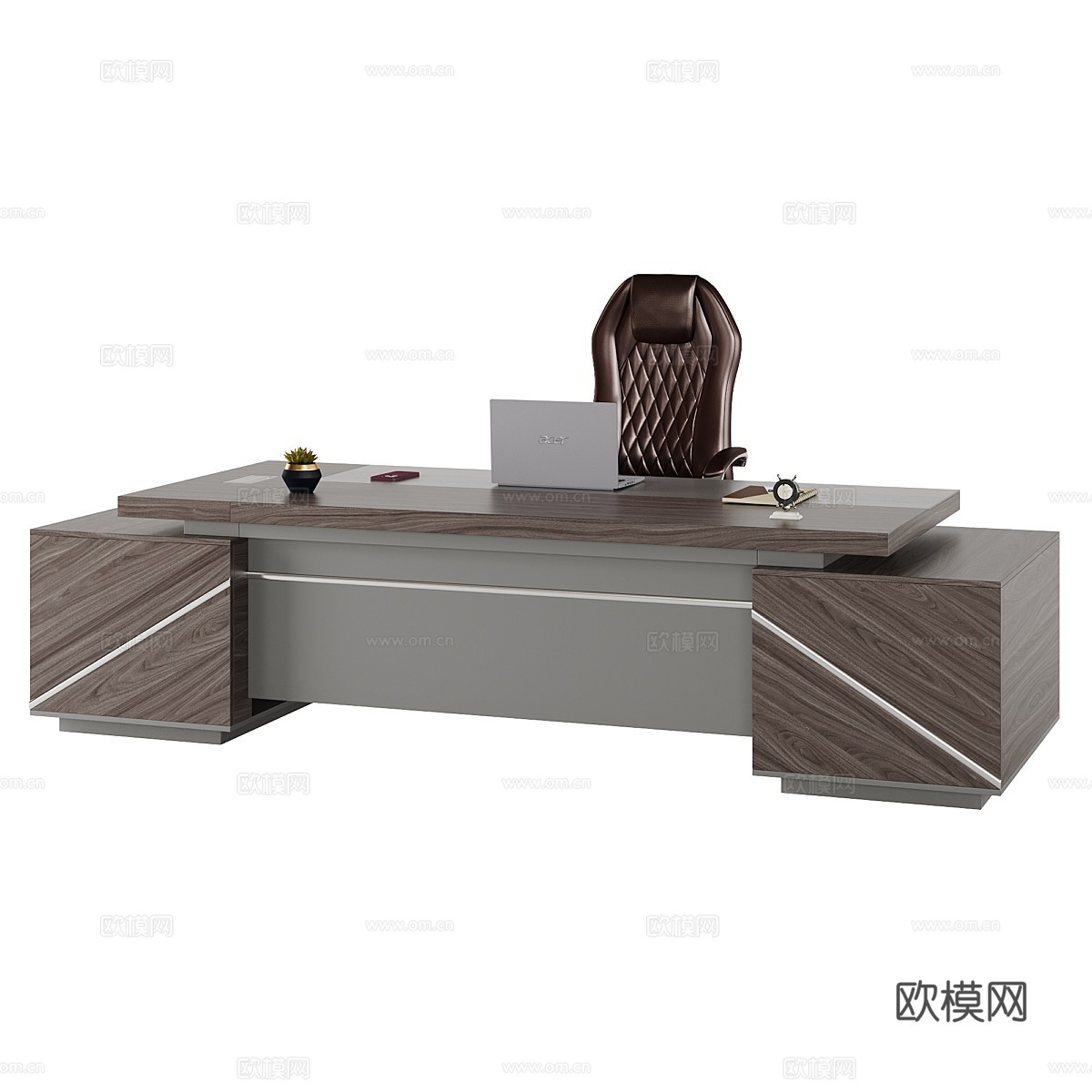 现代 Normani 办公桌椅3d模型下载（渲染图5）