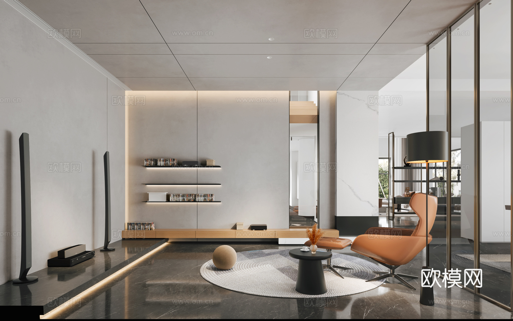 别墅样板间 最新全套施工图 效果图合集cad施工图