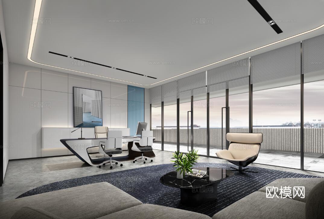 科技办公楼 最新全套施工图 效果图合集cad施工图