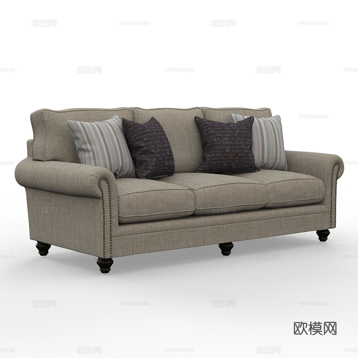 Ashley milari沙发3d模型下载