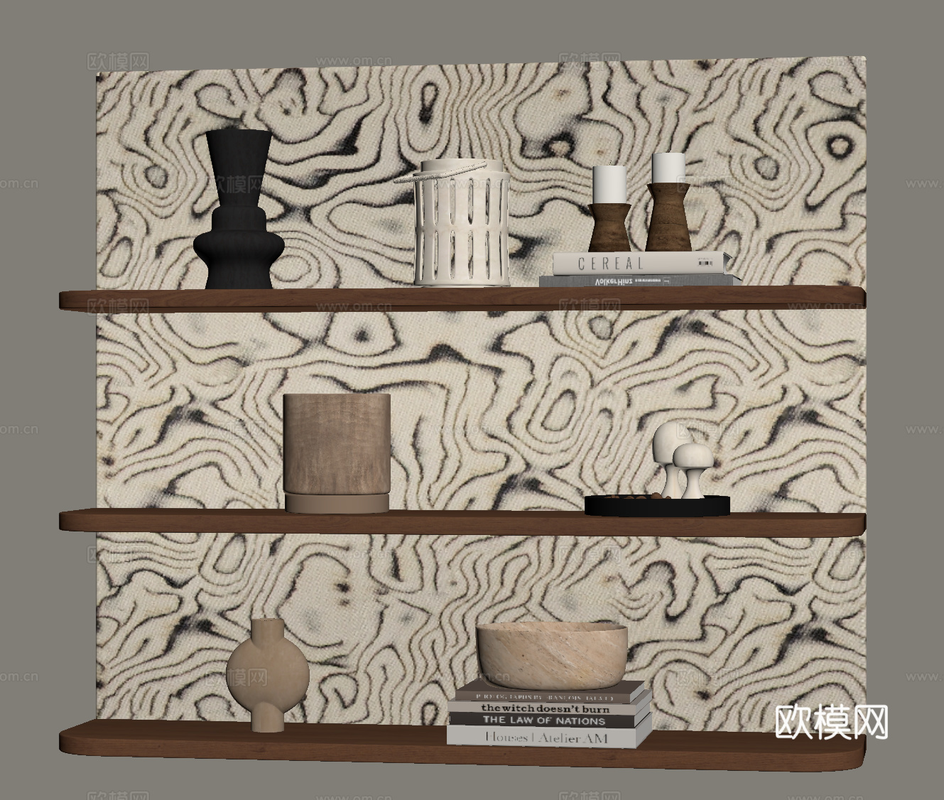 中古置物架su模型