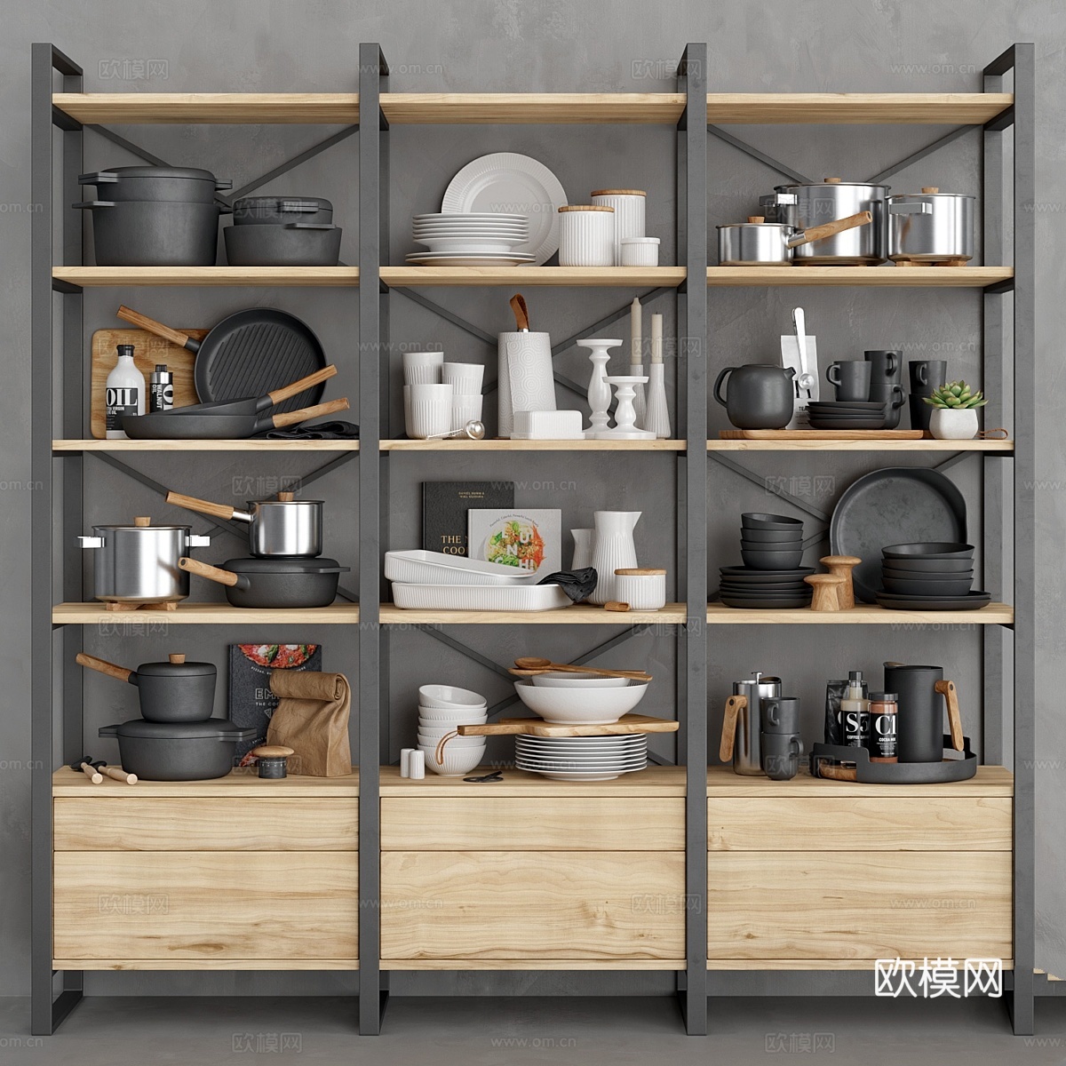 EvaSolo 食品储藏柜3d模型下载