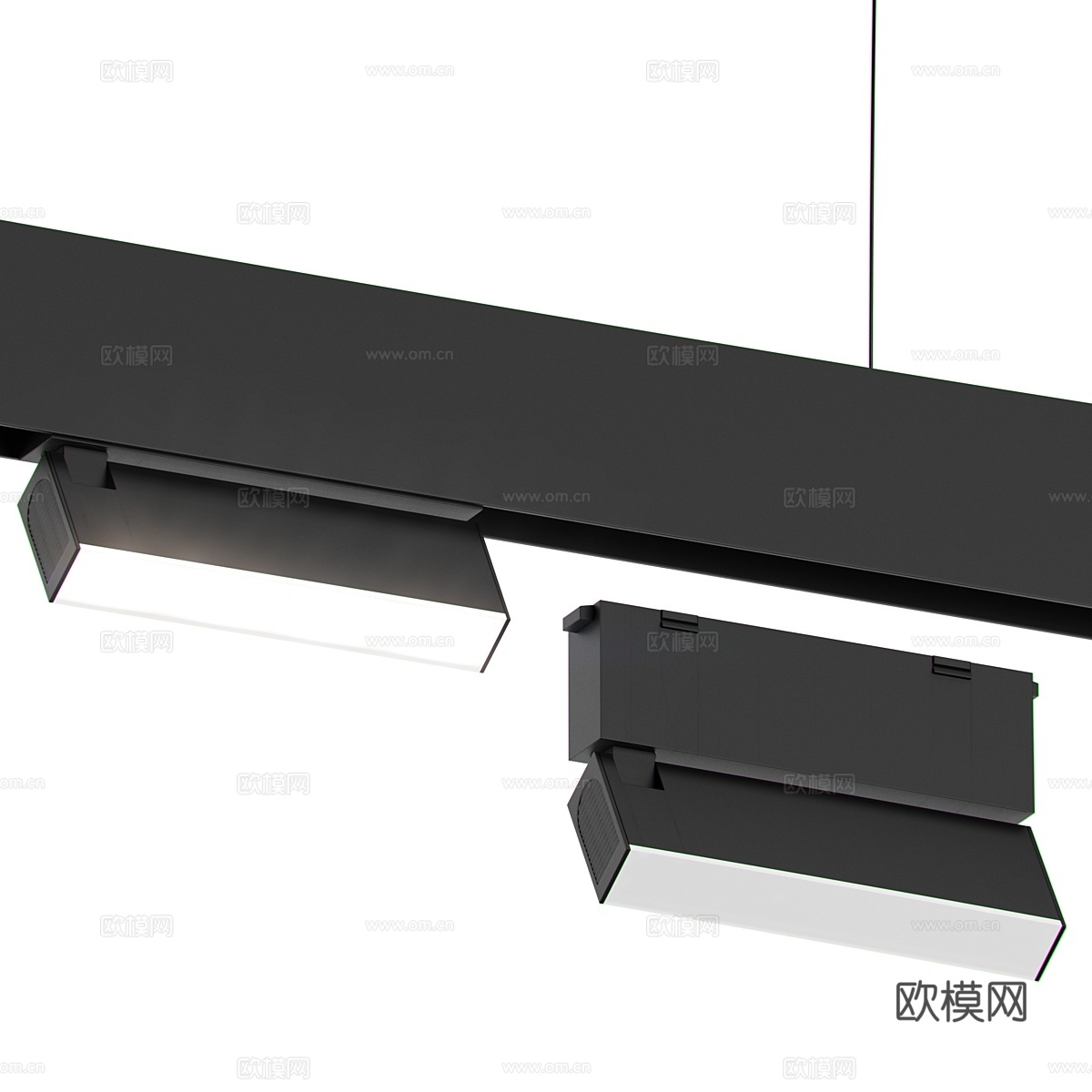 Forstlight Line Turn轨道灯3d模型下载