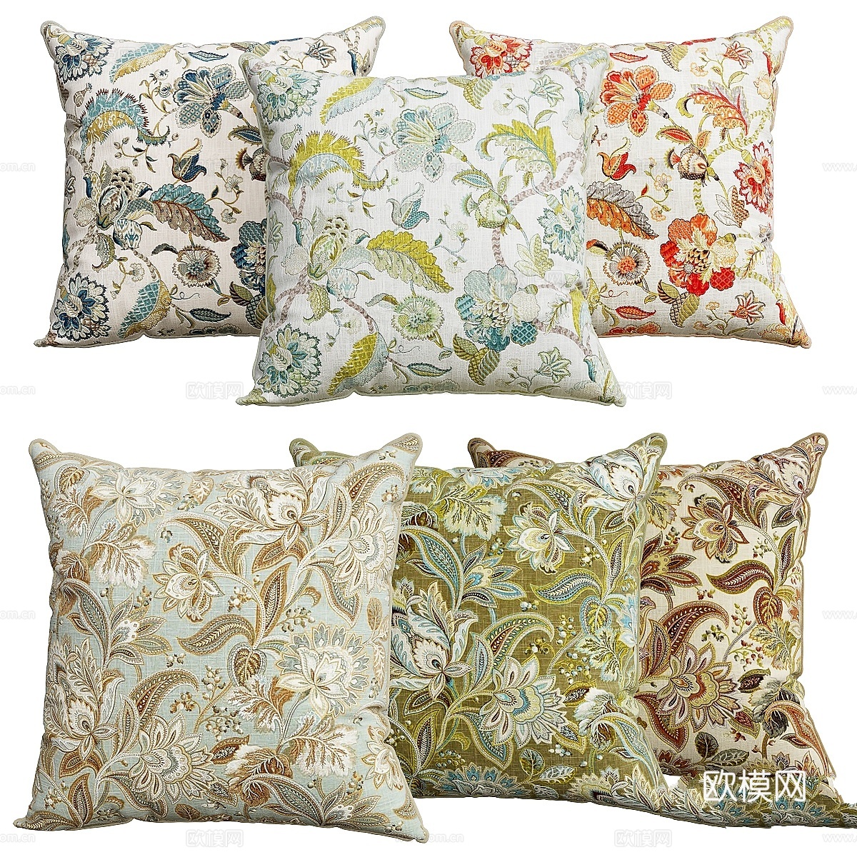 靠垫 363d模型下载