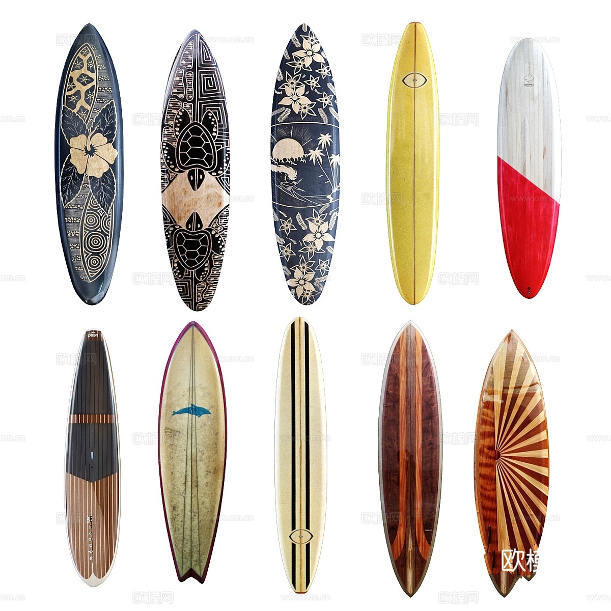 Serfboards 13d模型下载