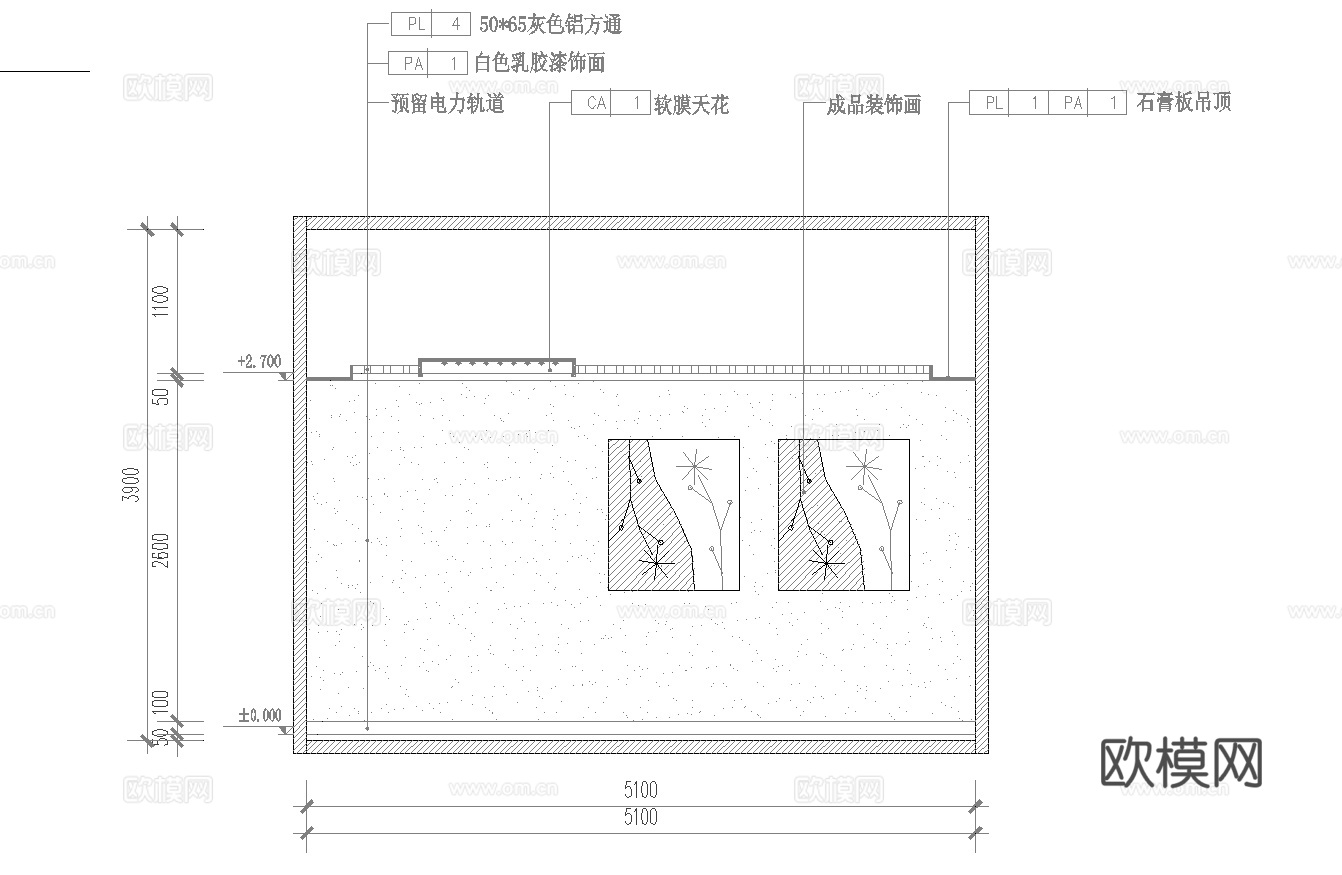 1000平办公室 最新全套施工图 效果图合集cad施工图
