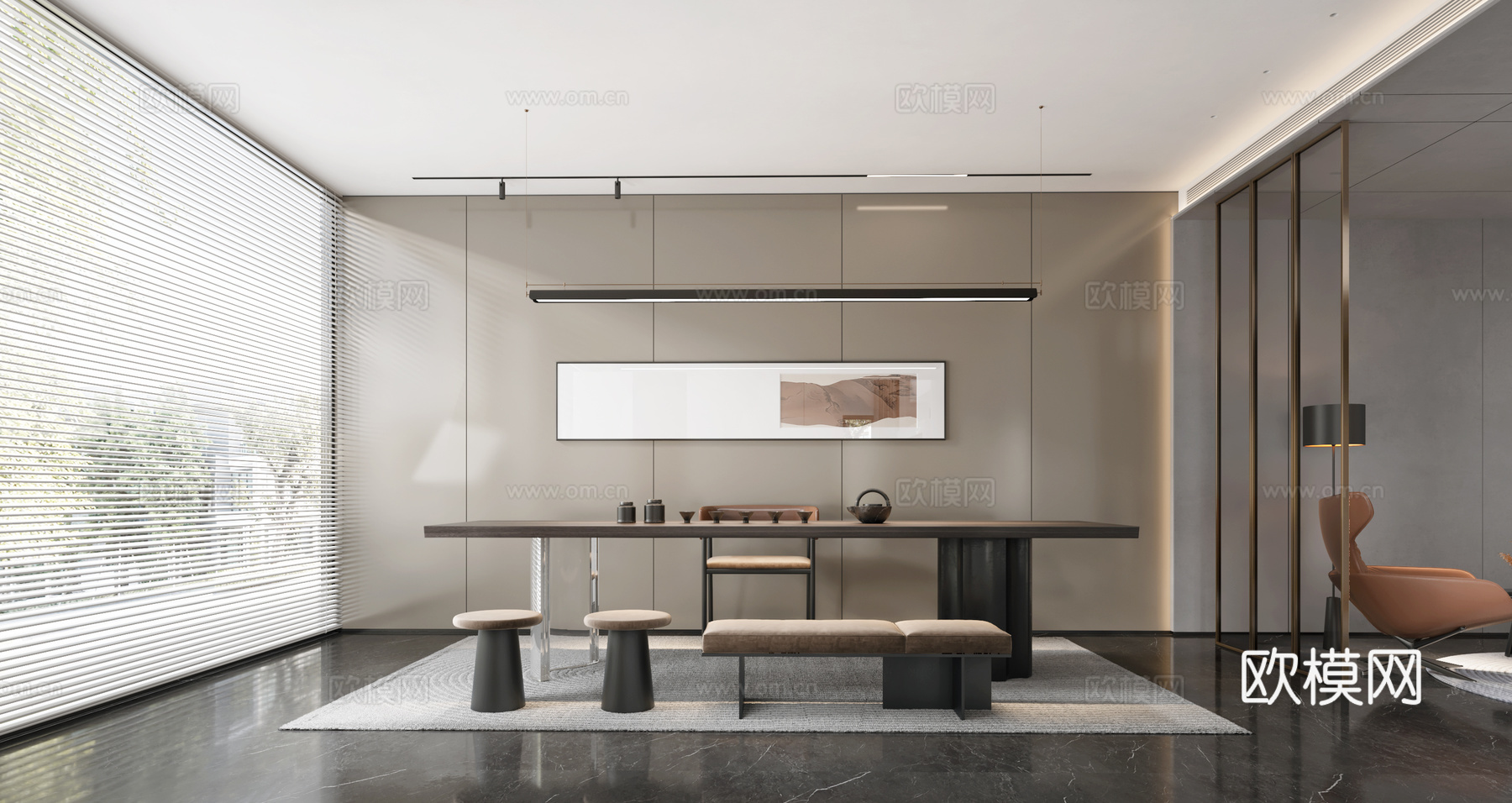 别墅样板间 最新全套施工图 效果图合集cad施工图