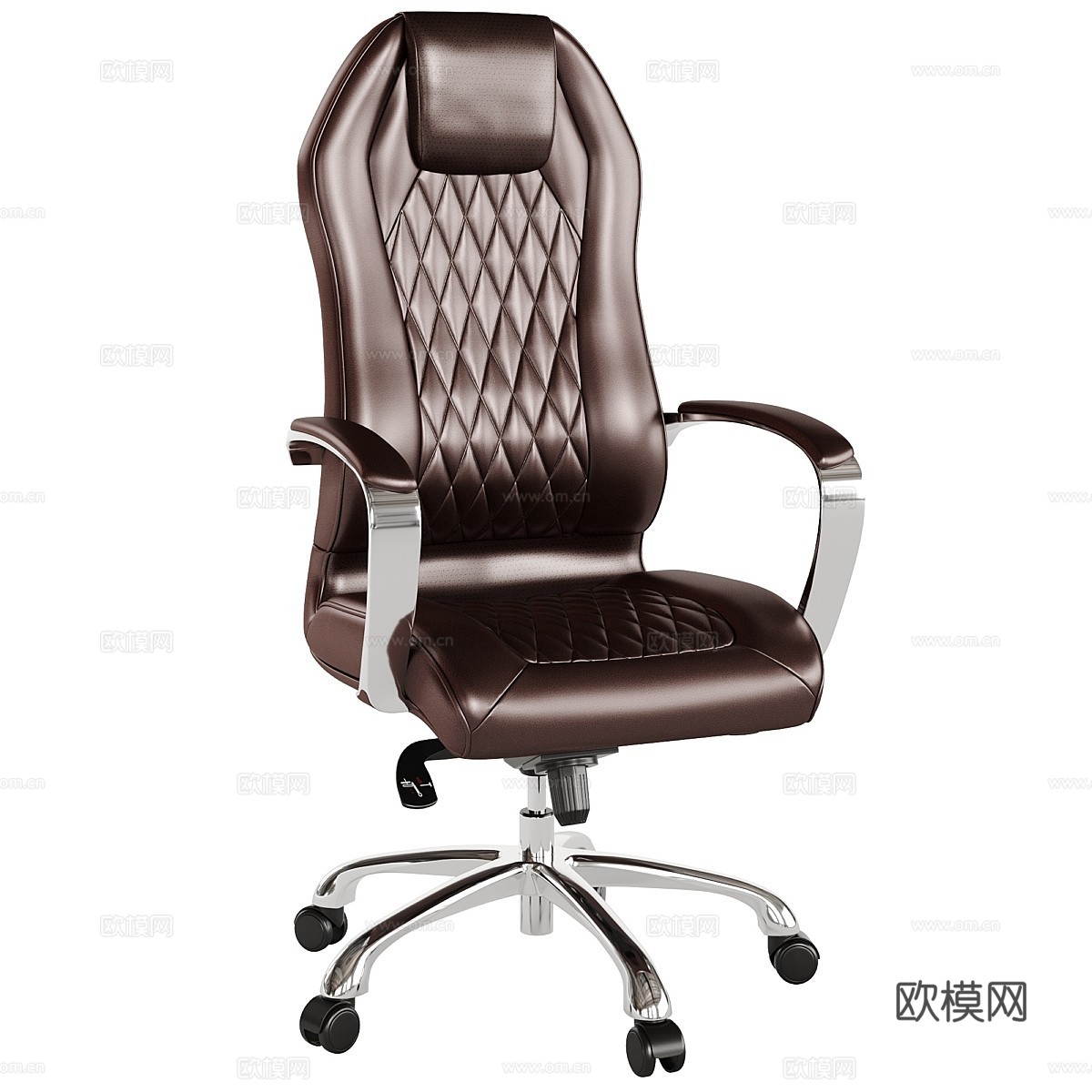 现代 Normani 办公桌椅3d模型下载（渲染图2）