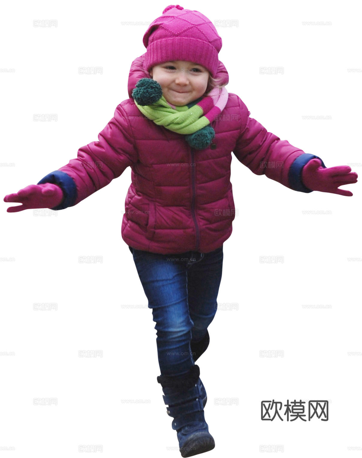 运动姿态人物下载（渲染图1）