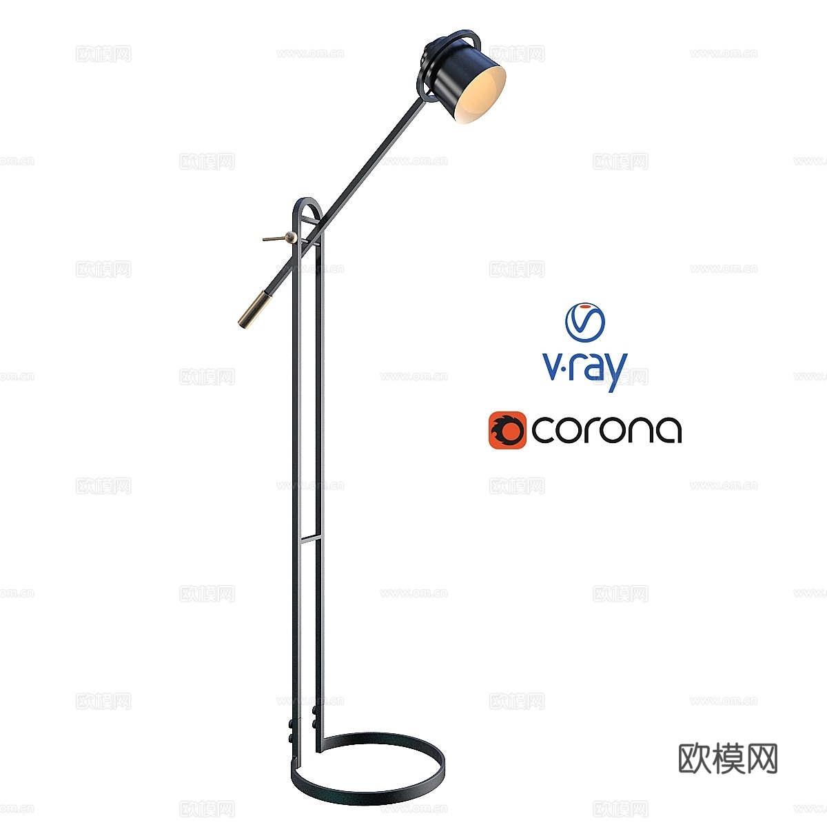 CHISUM, Uttermost, 美国落地灯型号3d模型下载