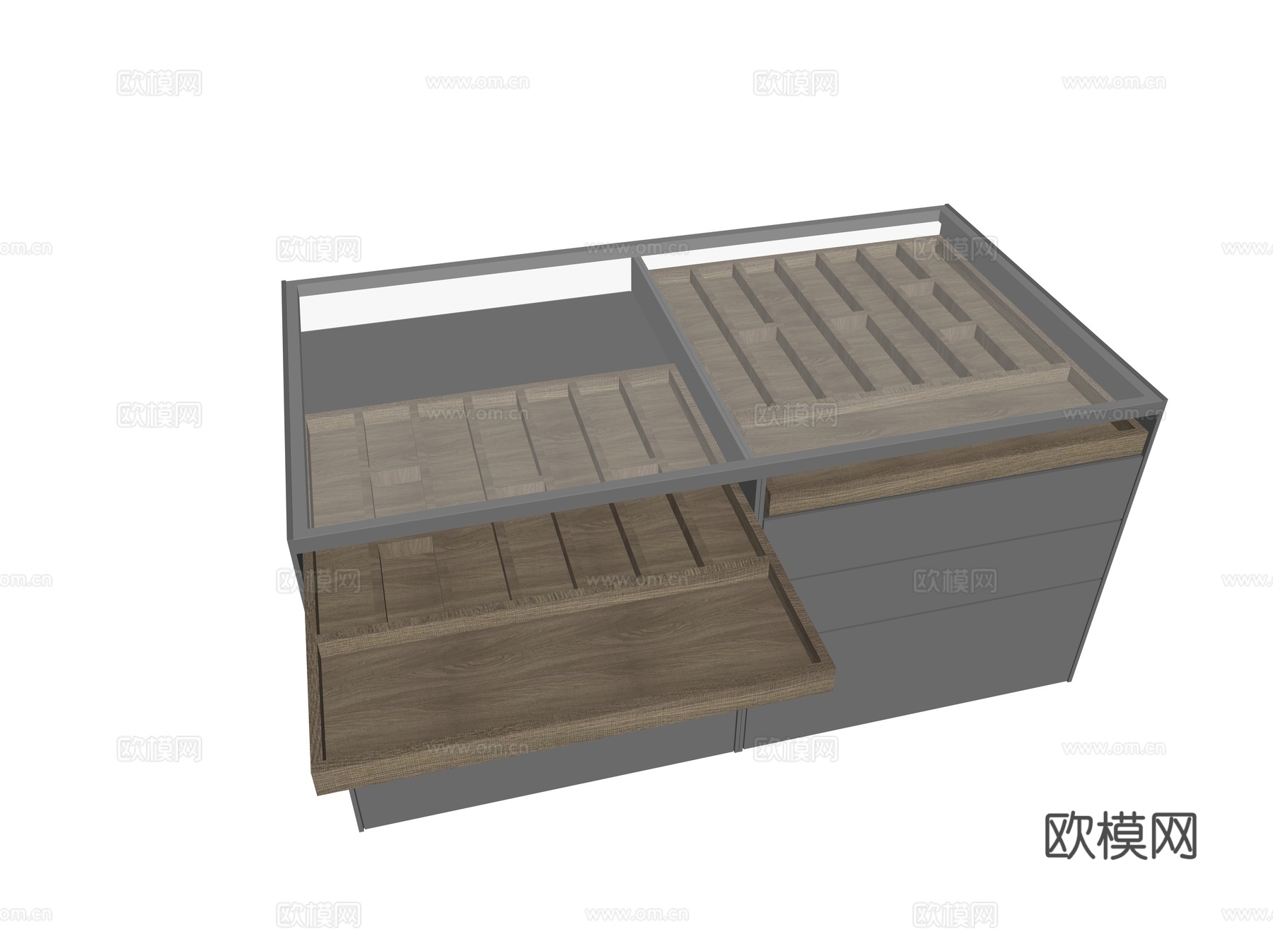 饰品柜 首饰柜 轻奢su模型