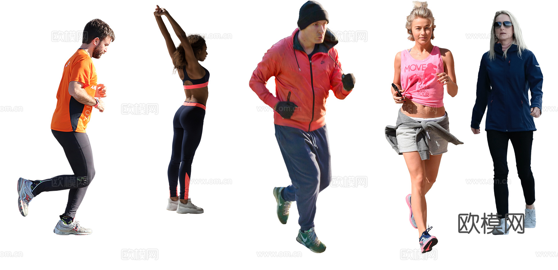 奔跑姿态人物下载