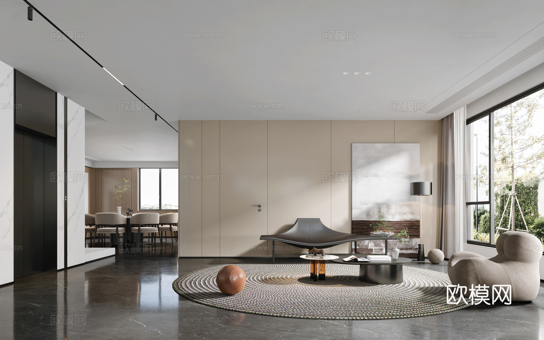 别墅样板间 最新全套施工图 效果图合集cad施工图