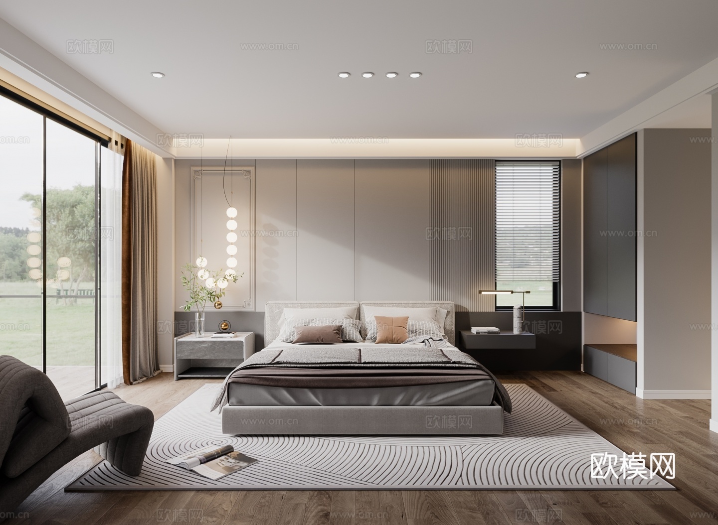 别墅样板间 最新全套施工图 效果图合集cad施工图