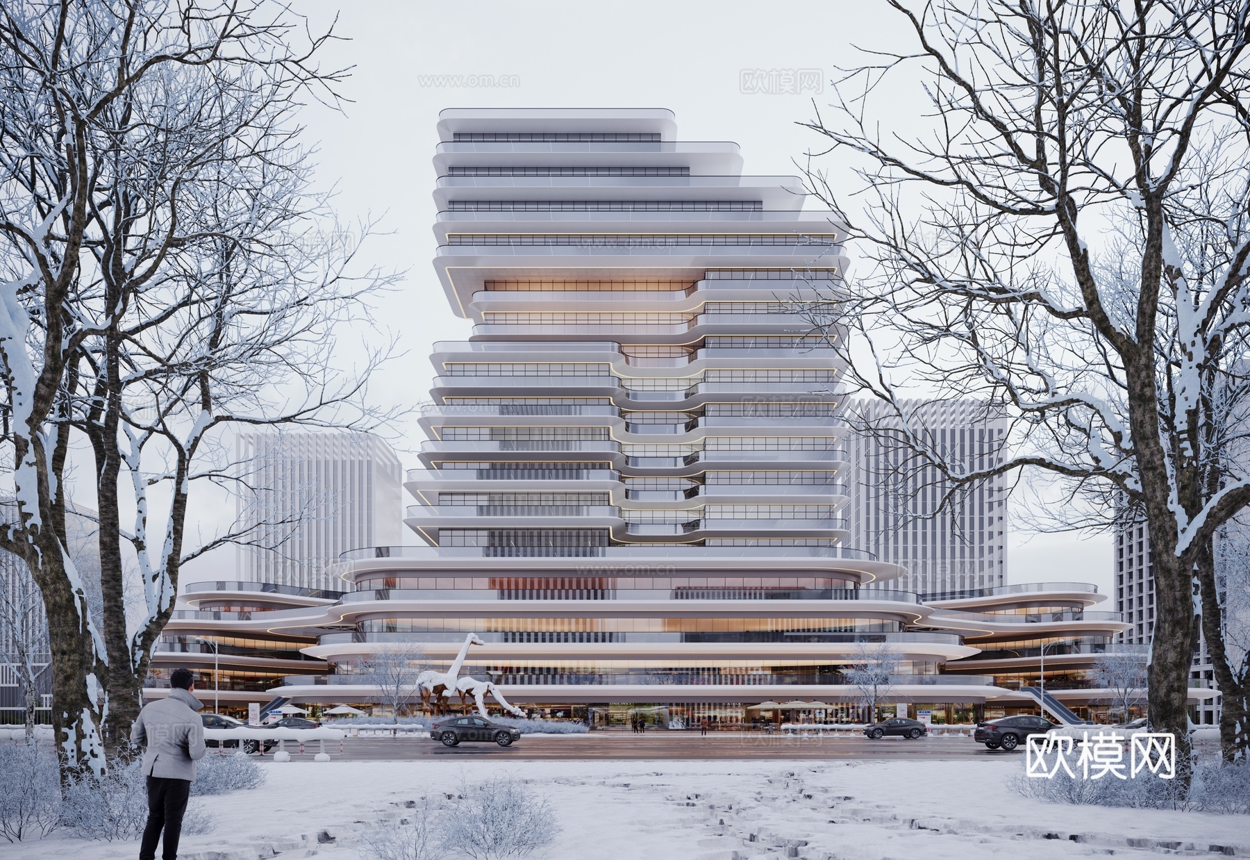 商业办公楼免费3d模型