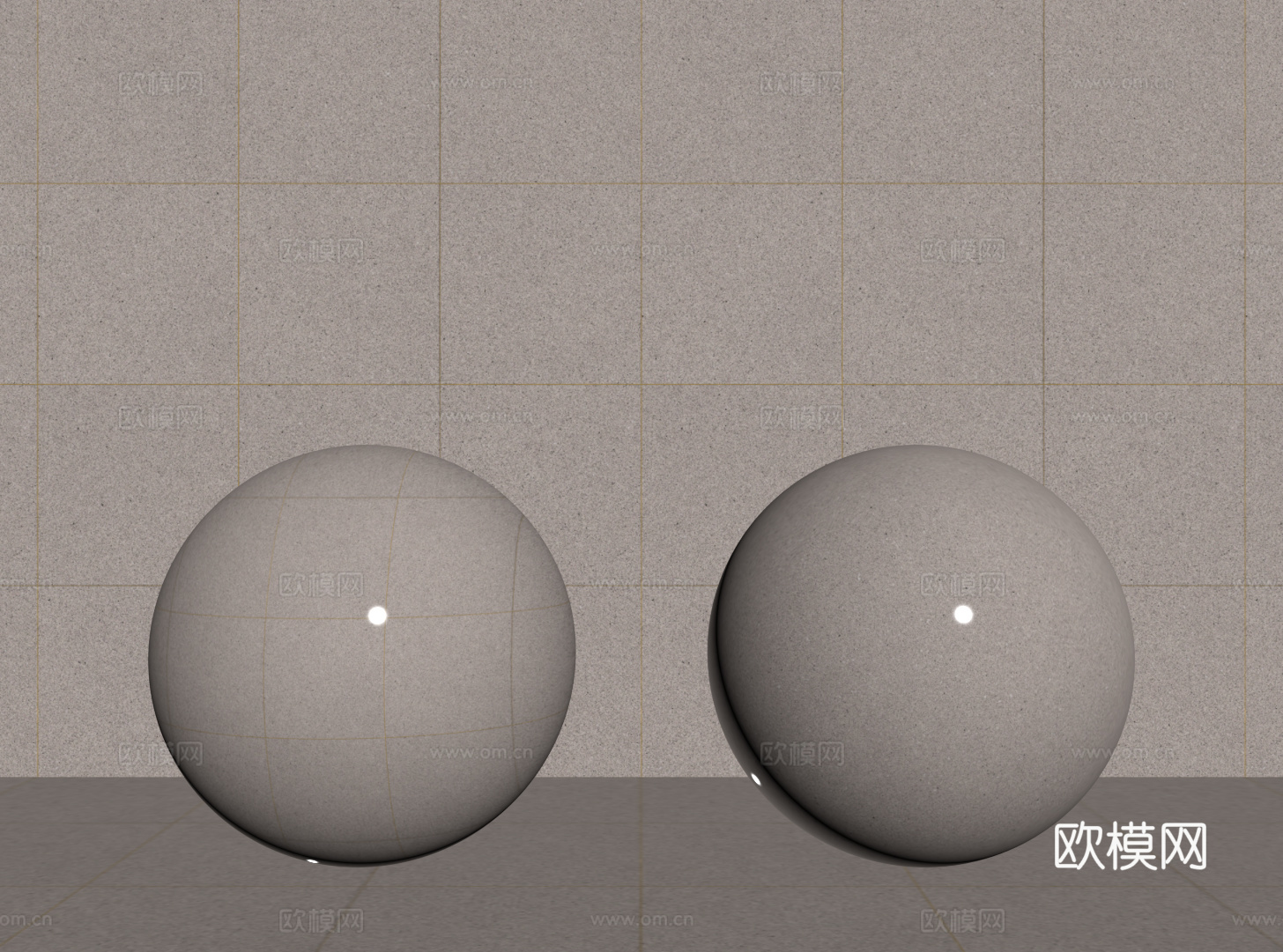 现代淡黄色水磨石 墙砖 瓷砖 马赛克 石材su模型