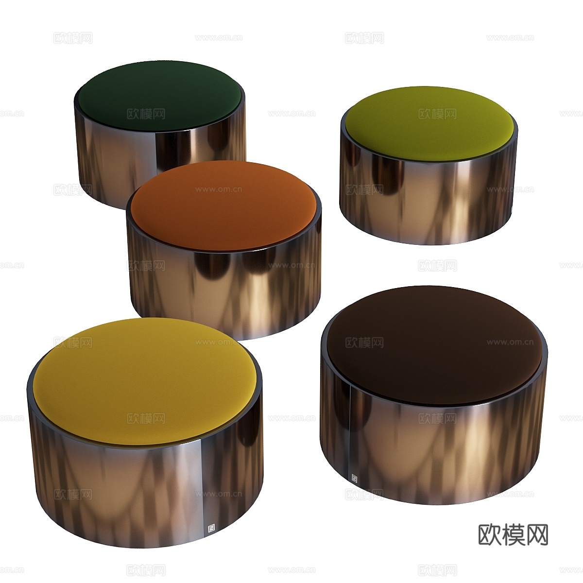 FENDY星座款豆袋3d模型下载