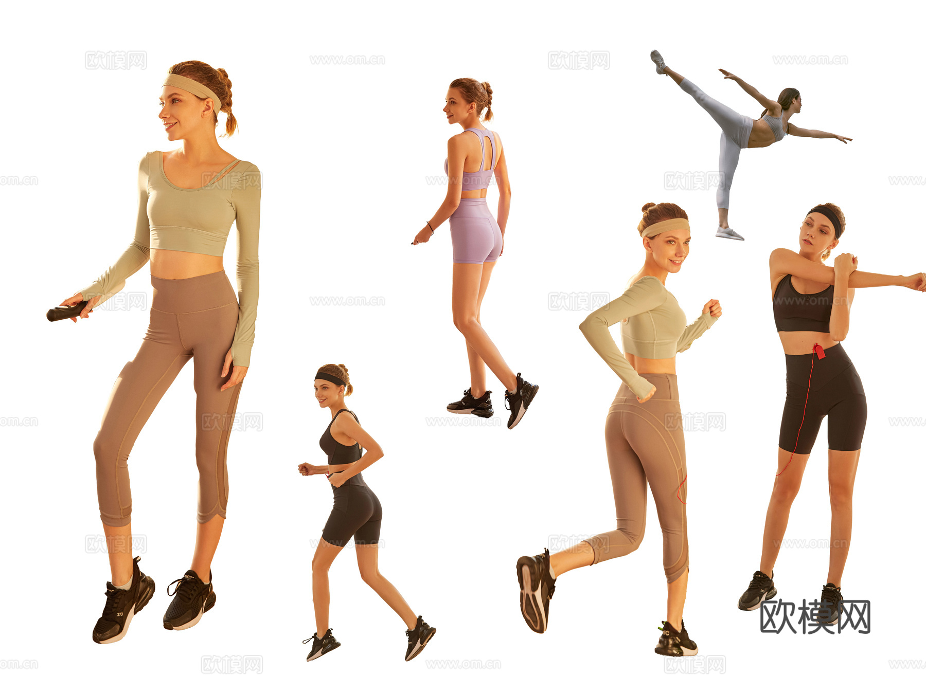 运动姿态人物下载