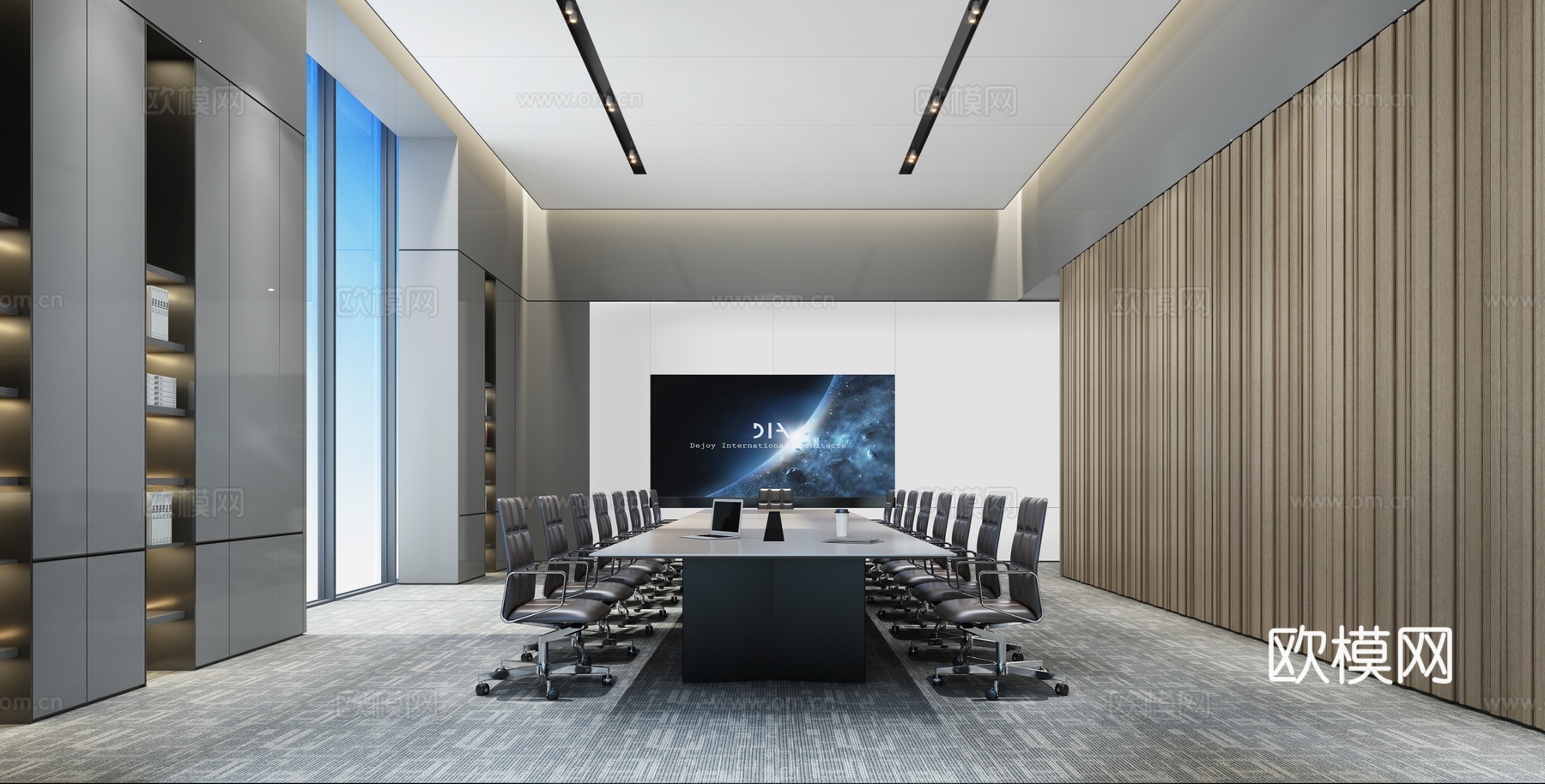 办公楼 最新全套施工图 效果图合集cad施工图