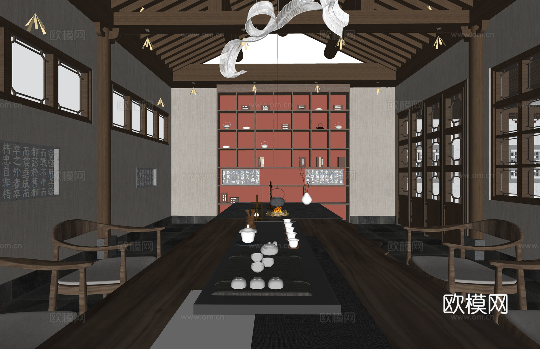 茶几 卧室 玄关 茶室 茶桌组合 衣帽间 厨房 卫生间 茶桌su模型