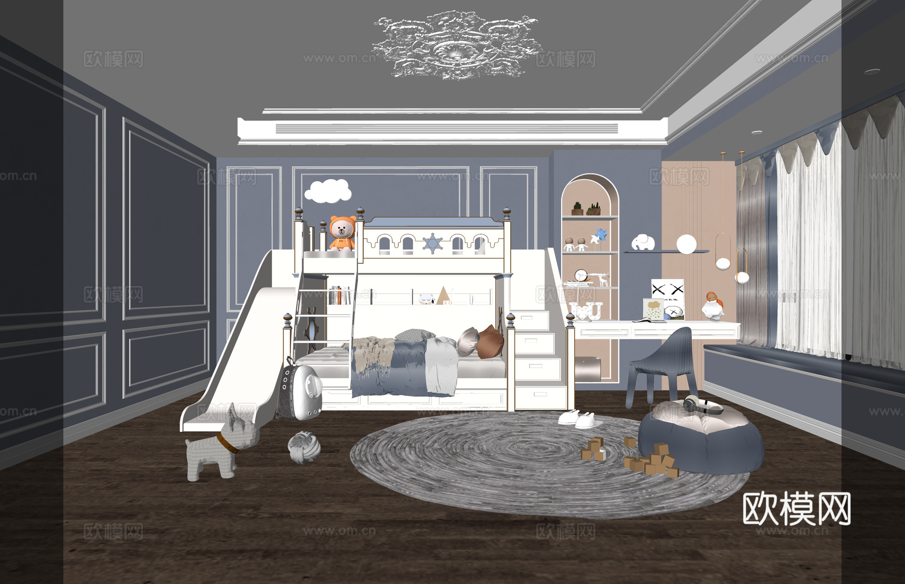 餐厅 书柜 客餐厅 书房 衣柜 家装 厨房 茶室 台灯 卫生su模型