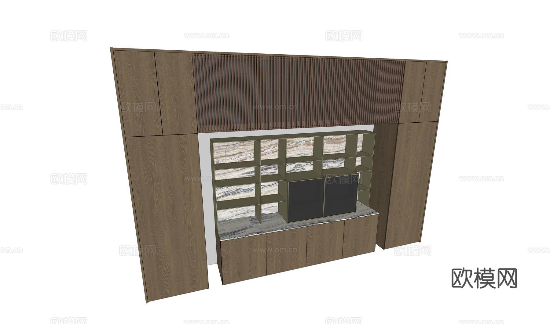 橱柜 立柜su模型