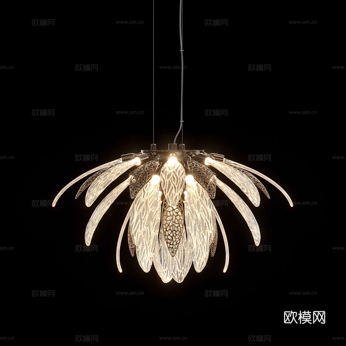 吊灯3d模型下载
