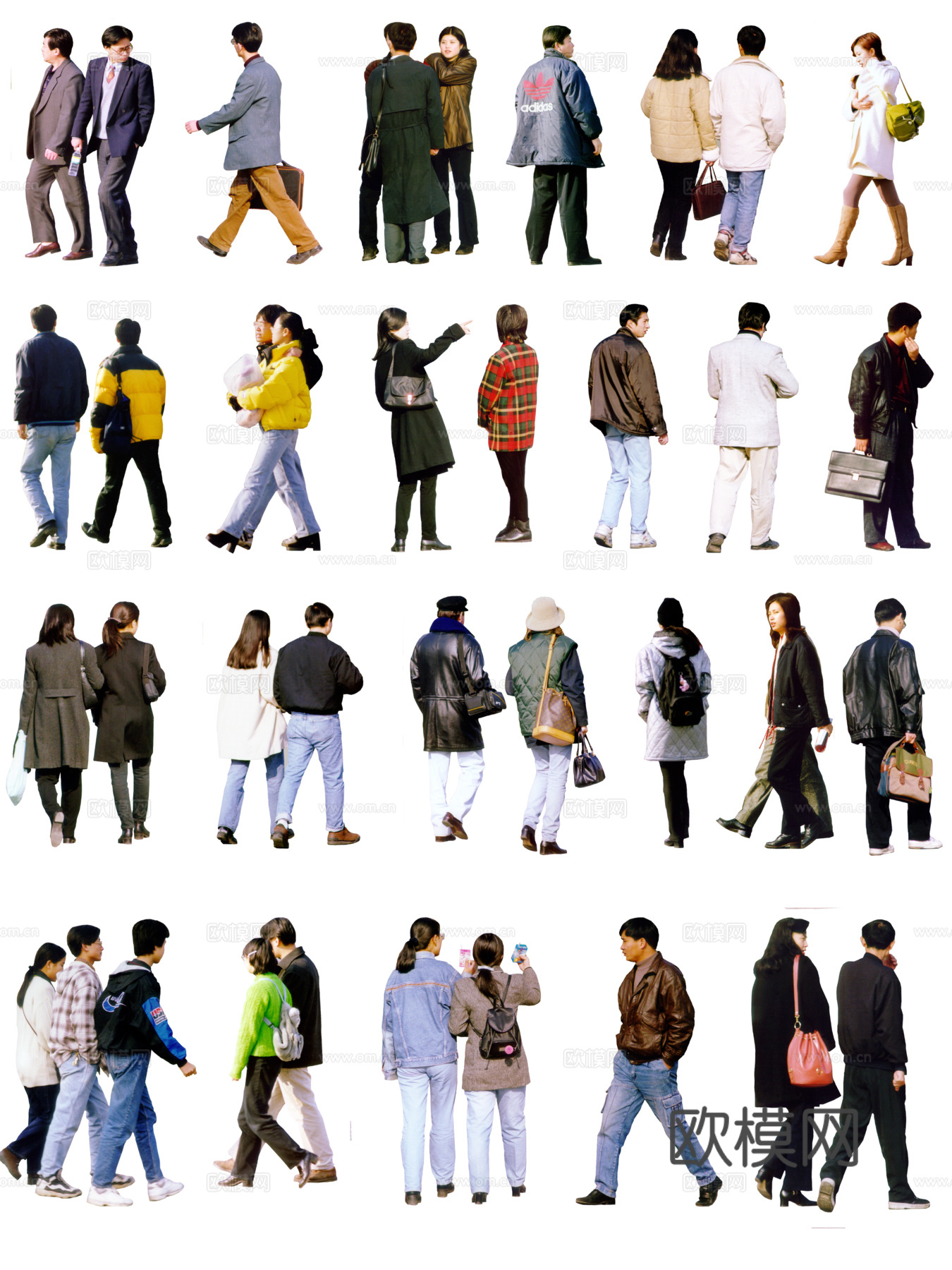 高清PS素材免扣人物